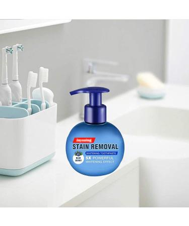 Baking Soda Whitening Toothpaste - Natural Stain Remover | Fluoride-Free, Blueberry Flavor - Buy Online on GoSupps.com