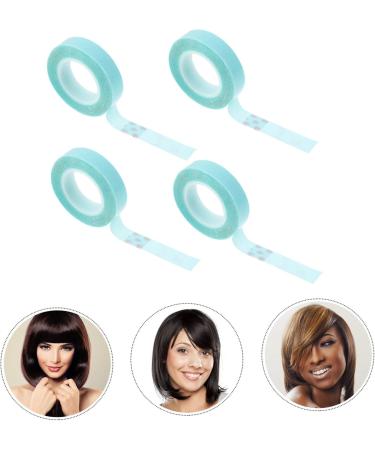 FOMIYES 4 Rolls wig double sided tape adhesive double sided tape Lace Front Wig Tape wig adhesive tape double sided adhesive tape blue wig Hair Extension Strip front lace paper wig glue - Buy Online on GoSupps.com