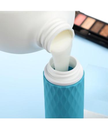 Gemice Silicone Travel Bottles Set - 90ml Leak-Proof & BPA-Free Cosmetic Containers for Shower Gel & Lotion - 4-Pack Ideal for Travel - Buy Online on GoSupps.com