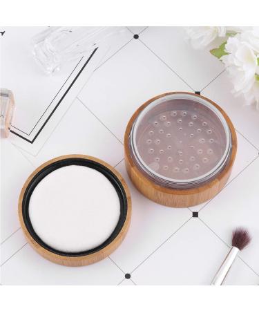 Buy Healifty Refillable Empty Powder Compact - 30g Loose Powder Container with Puff for Travel & Daily Use - Buy Online on GoSupps.com