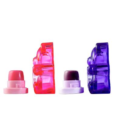 Lip Smacker BFF Sugar Bear Lip Balm Duo in Pink & Purple - Grapeful-4-U! & Luv U Straw-Beary Much! - Long-Lasting Hydration and Fruity Flavors! - Buy Online on GoSupps.com