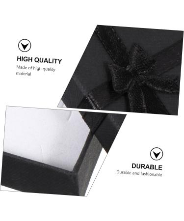 VALICLUD 12 Pcs Valentine's Day Box Cases with Bowknot Christmas Boxes Paper Jam Bow Tie Snack Box 5x8x2.5cmx2pcs Blackx2pcs - Buy Online on GoSupps.com