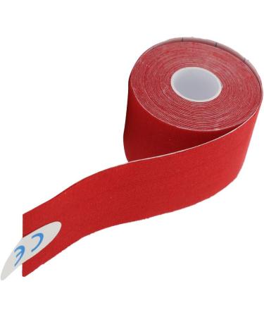 Elastic Muscle Tape for Rock Climbing & Swimming - Low Sensitivity Acrylic Strain Tape (Red) - International Shipping Available - Buy Online on GoSupps.com