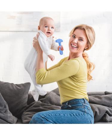 Silicone Baby Teether Set - 4 Pack | BPA-Free Molar Teething Toys for Babies 3 Months+ | Freezer Safe to Soothe Sore Gums - Buy Online on GoSupps.com