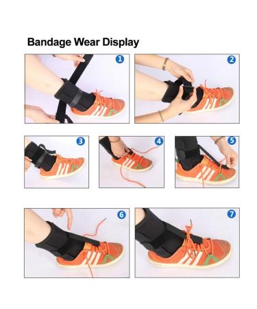 Ankle Splint & Plantar Fasciitis Support Brace | Foot Drop Relief & Pain Prevention - Buy Online on GoSupps.com