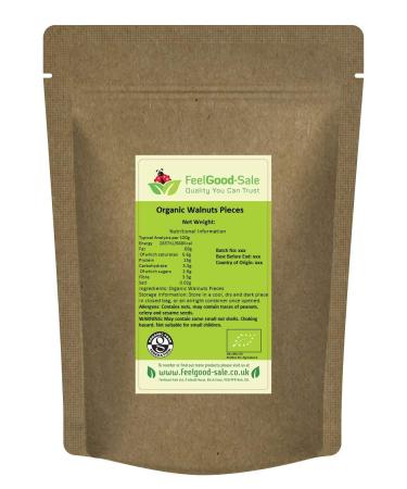 1kg Organic Walnuts Nuts Pieces (Value Range Use For Baking. Cooking or Breakfast) - Buy Online on GoSupps.com