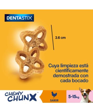 Pedigree Dentastix Chewy Chunx Dental Snack for Small Dogs Chicken Flavor (5 sachets x 68 g) - Buy Online on GoSupps.com