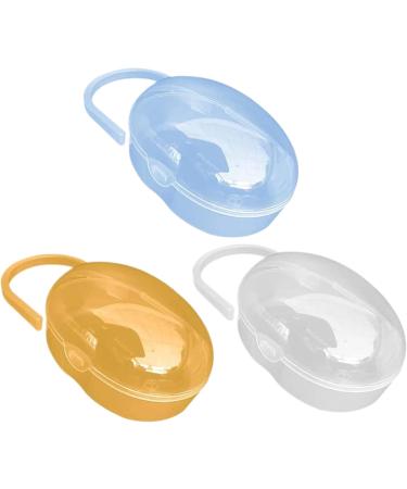 Buy 3pcs BPA Pacifier Holder with Clip | Baby Pacifier Container Box - Essential Baby Supplies - Buy Online on GoSupps.com