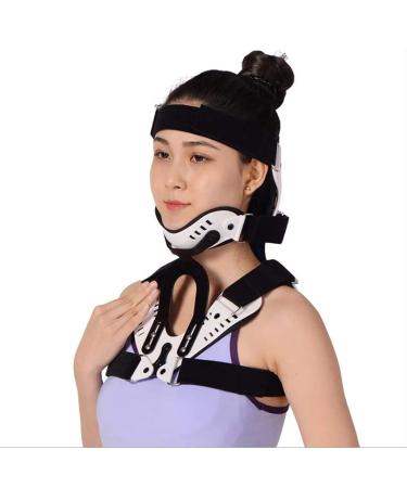 Neck traction device- massage device collar and neck support- relief from neck and shoulder pain- carrying collar for/improved spine orientation