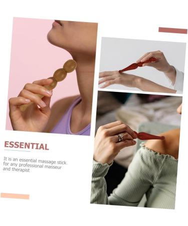 Healeved 4-Piece Pearl Massage Tool Set | Gua Sha Hand & Body Massage Devices | Manual Pen & Foot Roller for Neck Pain Relief - Buy Online on GoSupps.com