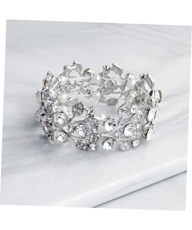 Frcolor Hand Jewelry: Women's Wedding Tennis Bracelet - Strass Pearl & Crystal Accessories - Buy Online on GoSupps.com