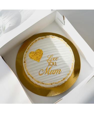 12 Pcs Happy Mother's Day Cake Topper Set Cake Decorations Mothers Day Cake Toppers Palm Leaf Sequins Balloon Glitter Card Cake Toppers for Mum Party Cake Decor (GOLD) - Buy Online on GoSupps.com