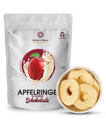 Sultan s Palace Apple Rings in a noble white chocolate - 1000g - chocolate fruits - Premium quality - gift - gift - gift - delicately melting chocolate 1000.0 gram
