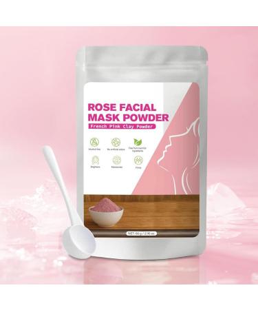 Powder Mask - 60g of Brightening Clay Powder for Skin Care | Moisturizing Face Masks For Women Men Girls Home Weekend Evening Summer - Buy Online on GoSupps.com