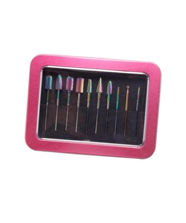 minkissy 1set Grinding Head Manicure Pedicure Drill Kit Nail Kits Wisking Tool Nail Art Drill Polish Head Manicure Supplies Diamond Drill Bits Drill Tungsten Steel Nail Drill