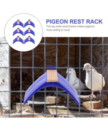 POPETPOP Toy Pets 6Pcs Dove Rest Stand Pigeon Perch Bird Stand Wooden Bird Rest Stand Dove Rest Roost Holder Pet Bird Supplies Grill Accesories - Buy Online on GoSupps.com