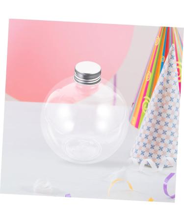 GRIRIW 10pcs Transparent Spherical Bottle Christmas Tree Ornaments Clear Bottles Lightweight Juice Bottles - Buy Online on GoSupps.com