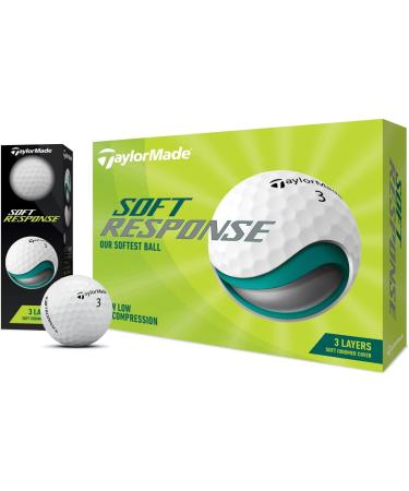 TaylorMade TM22 Soft Response JPN DZ Golf Balls 2022 - White - Buy Online on GoSupps.com