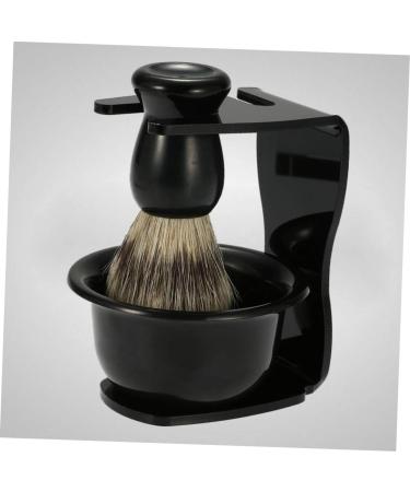 Buy Zerodeko 2pcs Shaving Bowl & Brush Holder Set - Black Shaving Cup & Stand for Bristles Razor - Perfect for Men s Grooming - Buy Online on GoSupps.com