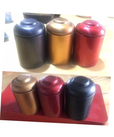 Alipis 10 Pcs 1 Tinplate Tea Cans Tea Cans Sealed Cans Travel Tea Container Tea Tin Can Household - Buy Online on GoSupps.com