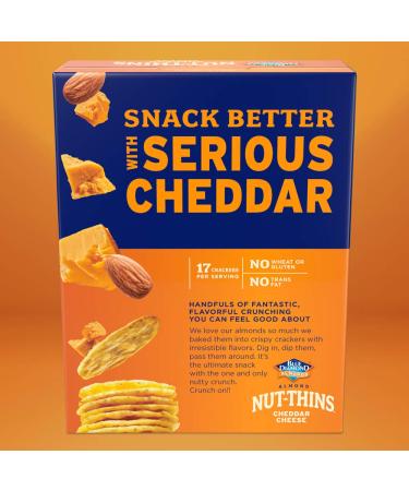 Buy Blue Diamond Almond Nut Thins Cheddar Cheese 4.25 Oz - Gluten-Free Snack - Buy Online on GoSupps.com