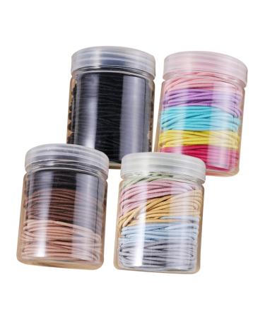 Beavorty 4 Boxes Hair Tie Bracelets Hair Ropes Hair Ties Bands Rope pigtail ties Nylon Elastic Hair Ties Hair Elastic Band Seamless Hair Bands hair holder Miss dense hair accessories