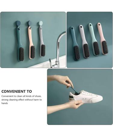 Home Shoes Brushes 4 Pcs Long Handle Shoes Brush Housework Cleaning Brush Laundry Brush Bathroom Tool Brush Onecolor - Buy Online on GoSupps.com