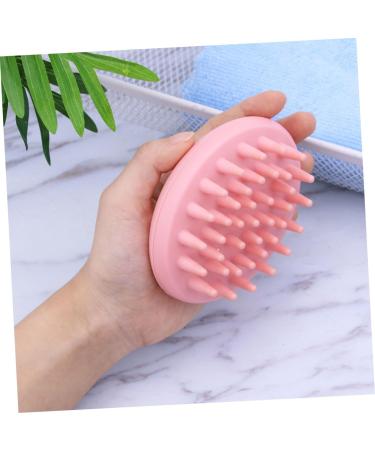 Solustre 3-in-1 Shower Hairbrush | Scalp Massage Device for Hair Growth | Waterproof Shampoo Brush in Pink - Buy Online on GoSupps.com