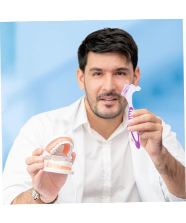 Outanaya 2-Piece Prosthesis Cleaning Brush Set | Travel Size Toothbrush for Prosthesis Care - Buy Online on GoSupps.com