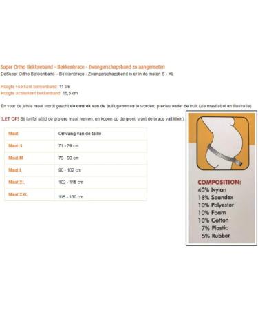 Buy Super Ortho Pelvic Brace - Pregnancy Belly Band & Support for Back Stomach & Waist - XL Size - International Shipping Available - Buy Online on GoSupps.com