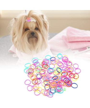 Cyrank 10 Packs Dog Rubber Bands Highly Elastic Coloful Mini Rubber Bands Dog Hair Ties DIY Dog Grooming Hair Accessories for Small Dogs Yorkie Poodle Dog - Buy Online on GoSupps.com