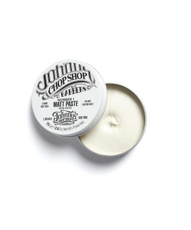 JOHNNY S CHOP SHOP Men's Hair Styling Matte Paste - Strong Hold, Lasting Texture, Natural Look - 2.6 oz - Buy Online on GoSupps.com