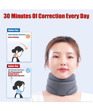 Iffany Cervical Spine Brace & Neck Support Pillow - Soft Foam Neck Bandage for Pain Relief - Unisex Snoring Solution - Buy Online on GoSupps.com