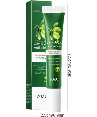 Olive Eye Cream Olive Oil Elastic Moisturizing Eye Cream 20g revitalizing eye moisturizer targets crows feet firmness bags and dark - Buy Online on GoSupps.com