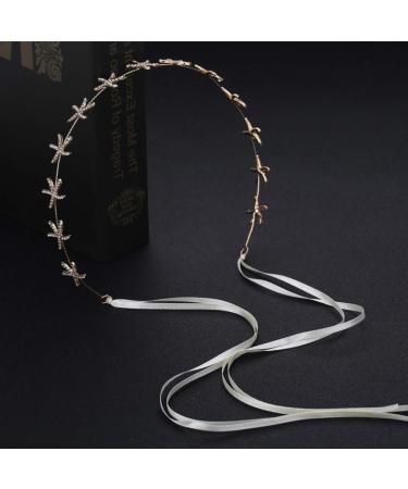 Lurrose Wedding Star Headgear - 1PC Golden Rhinestone Headband Hair Accessory for Brides - Buy Online on GoSupps.com