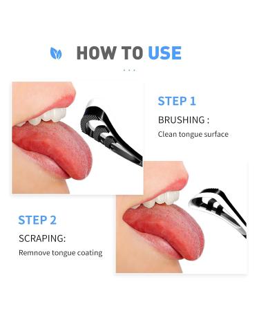 3 Piece Tongue Scraper Cleaner Set | Premium Oral Hygiene Tongue Sweeper for Fresh Breath | International Shipping Available - Buy Online on GoSupps.com