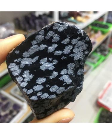 Natural Natural Stone Snowflake Obsidian raw Crystals Stones for Decoration ningxiao (Color : 30-50mm Size : 100g) 100g 30-50mm - Buy Online on GoSupps.com