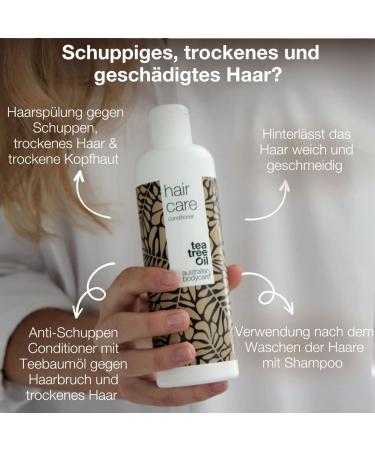 Tea Tree Oil Hair Conditioner 500ml | Anti-Dandruff Itchy & Dry Scalp Relief | 100% Vegan | For Men & Women - Buy Online on GoSupps.com