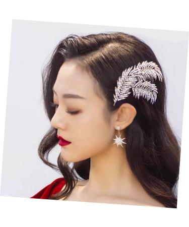 MAGICLULU 1pc Wedding Hairpin Leaf Art Hair Comb Leaf Hair Clips Leaf Hair Accessories Leaf Hair Comb Hair Comb Pin Leaf Combs Exquisite Hair Accessories Bridal Hair Comb Wedding Hair Comb - Buy Online on GoSupps.com