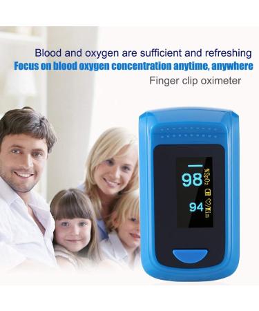 Finger Pulse Oximeter UK NHS Blood Oxygen Monitor Finger Pulse Saturation Oximeters Fingertip Portable Oximetry for Athletes Adults Kids with Lanyard - Buy Online on GoSupps.com