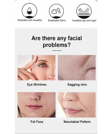 Masque Amincissant R utilisable pour le Visage Double Menton R ducteur Lifting Raffermissant en Forme de V Masque Minceur pour Raffermir et liminer l'Affaissement de la Peau Lifting visage (Noir) - Buy Online on GoSupps.com