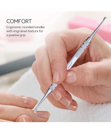 Haryali London Double Sided Nail Cleaner Tool - Easy Grip, Graded Metallic Finish - Zero Waste Manicure & Pedicure Tool - Buy Online on GoSupps.com