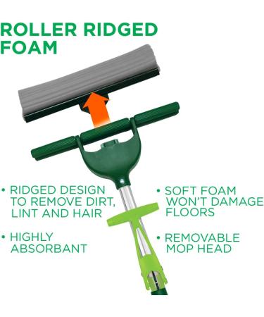 Pine-Sol PVA Sponge Roller Mop | Self-Wringing Easy Squeeze | Telescoping Household Cleaning Tool for Tile, Laminate, Vinyl Floors - Buy Online on GoSupps.com