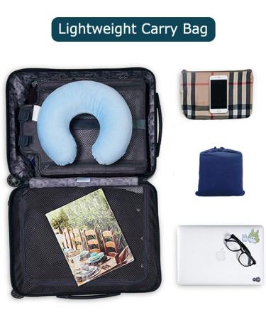 MeiLiMiYu Portable Sleeping Bag Liner Adult Dark Blue 82.7''x47'' - Lightweight & Dirt-Proof Hotel Sheet - Buy Online on GoSupps.com