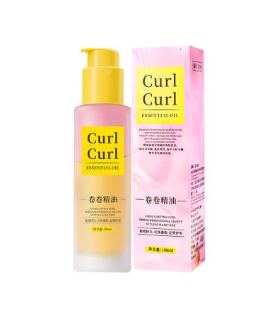 Anti-Frizz Curly Hair Oil | 100ml Thermal Protection Anti-Frizz Hair Care - Light Hair Oil | For Women And Men Daughters And Mothers With Curl Definition