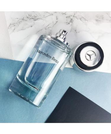 Mercedes-Benz For Men Eau De Toilette Spray - Elegant Woody Fragrance | Sensual Musky Notes - Original Luxury Scent - 4 OZ - Buy Online on GoSupps.com