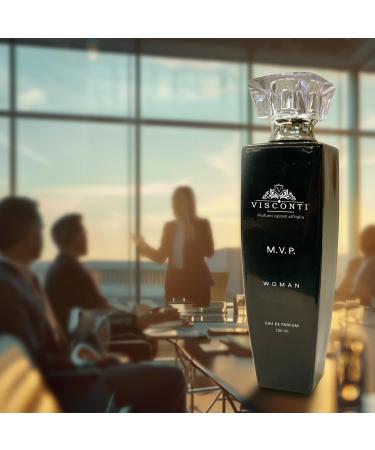 Vi.sconti M.V.P. Perfume For Women Eau De Parfum Woody Long Lasting Fragrancewith Bergamot Cedar Patchouli and Vetiver Anti-Stain Premium Luxury Perfume For Daily and Office 100 ml - Buy Online on GoSupps.com