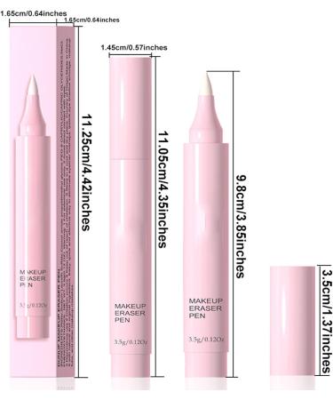  brooksnaji Eye Makeup Modification Pen - Makeup Pen Quick Makeup Remover | A Sharp Skin Makeup Remover Made With Natural Ingredients For Modification - Buy Online on GoSupps.com