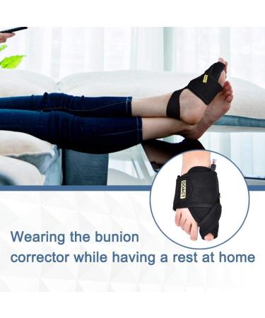 Hallux Valgus Correction - Adjustable Bunion Corrector & Toe Smoothing Relief for Left Foot - Buy Online on GoSupps.com