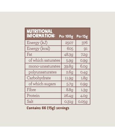 PIP & NUT Ultimate Extra Crispy Dark Roasted Peanut Butter (1 kg) - Vegan No Palm Oil No Added Sugar | Natural Hi-Oleic Earthwell Product - Buy Online on GoSupps.com